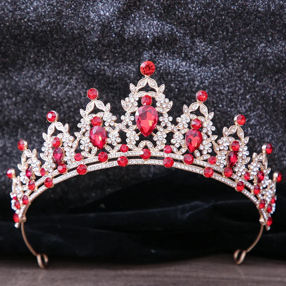 Rhinestone Crystal Crown Hair Accessories Tiara Hair Accessory