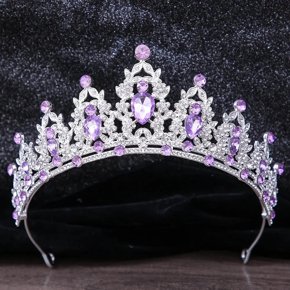 Rhinestone Crystal Crown Hair Accessories Tiara Hair Accessory