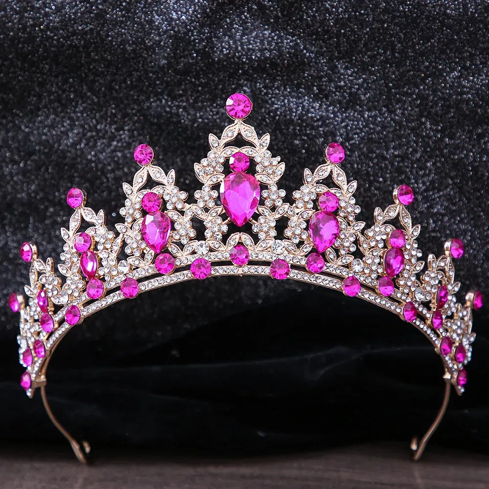 Rhinestone Crystal Crown Hair Accessories Tiara Hair Accessory