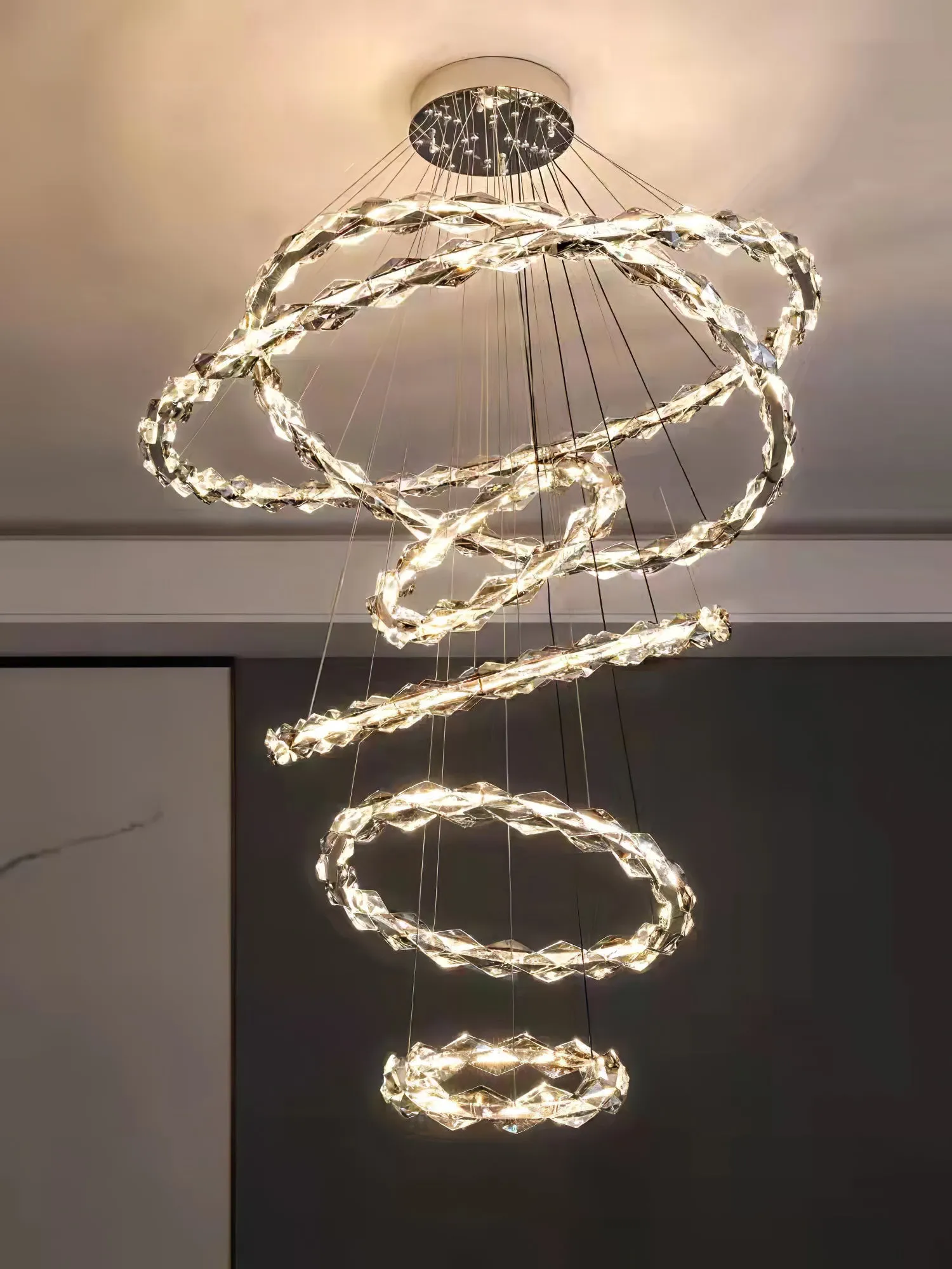 Rhombus Crystal Chandelier