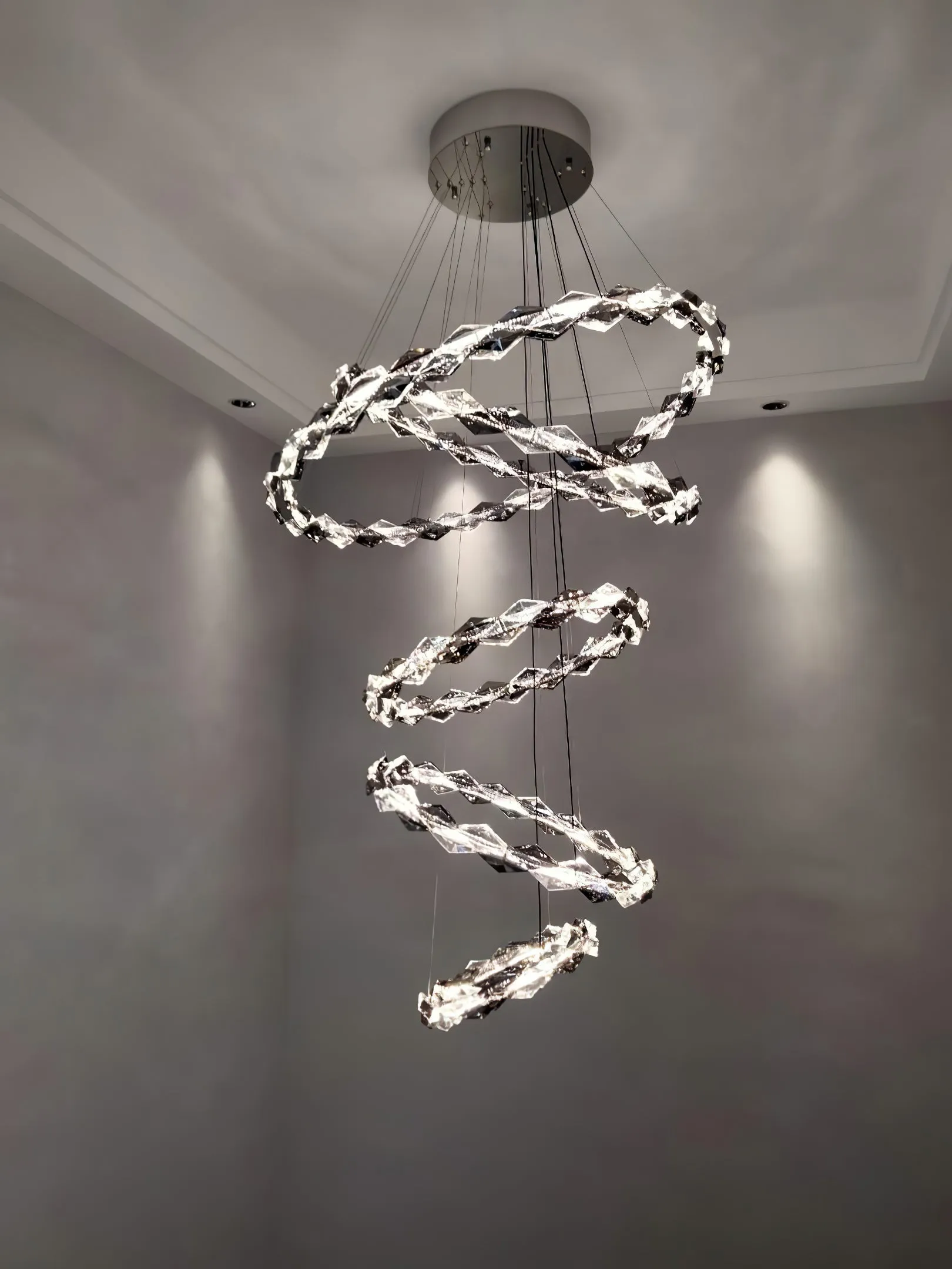 Rhombus Crystal Chandelier