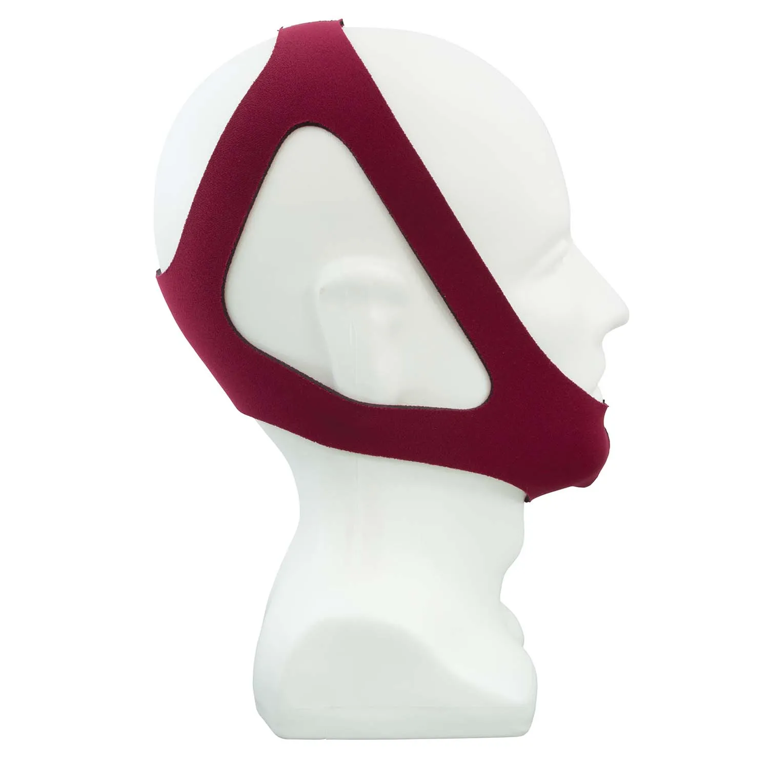 Roscoe 3 Point Adjustable Chin Strap, Ruby Red