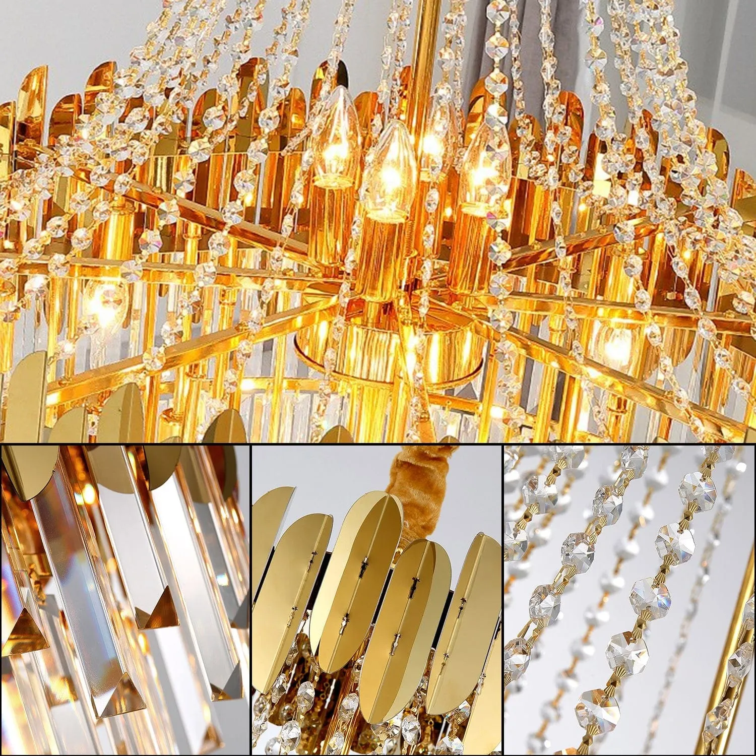 Royal Pietra Crystal Chandelier