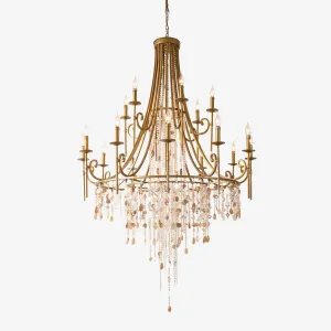 Tatum Lux Shell Crystal Chandelier