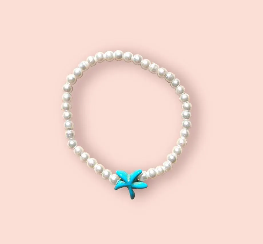 Teal Costal pearl bracelet!