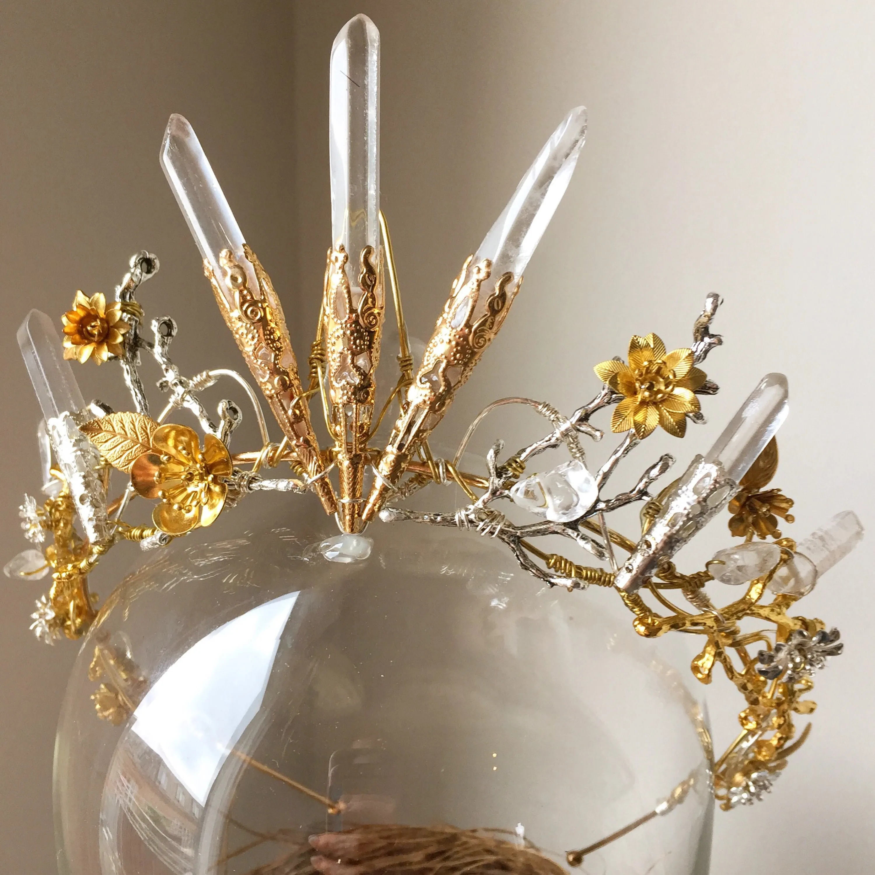 The GILT DELPHINE Crown