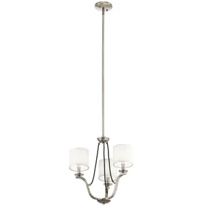 Thisbe 18 in. 3 Lights Chandelier Pewter Finish