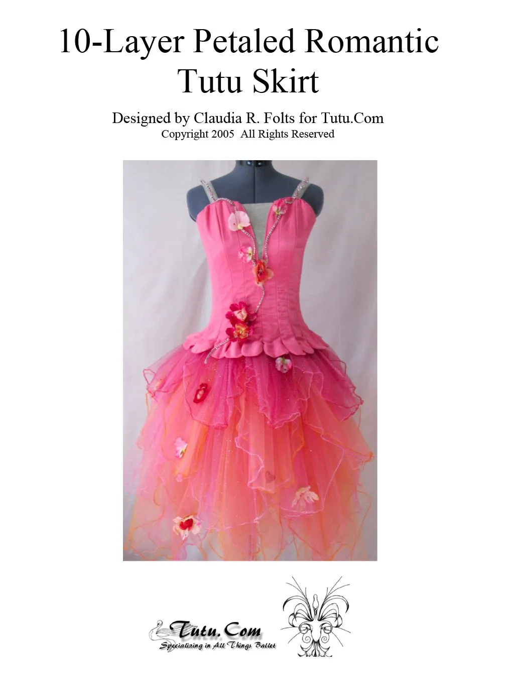 Tutu & Bodice Kit: 10-Layer Petaled Romantic