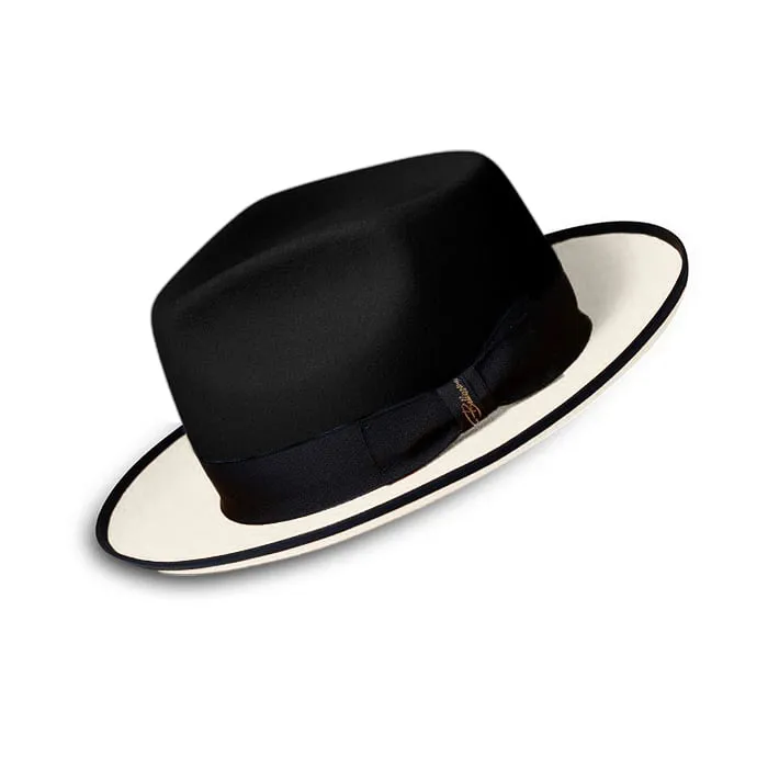 Urban Two Tone Fedora-Black Orange