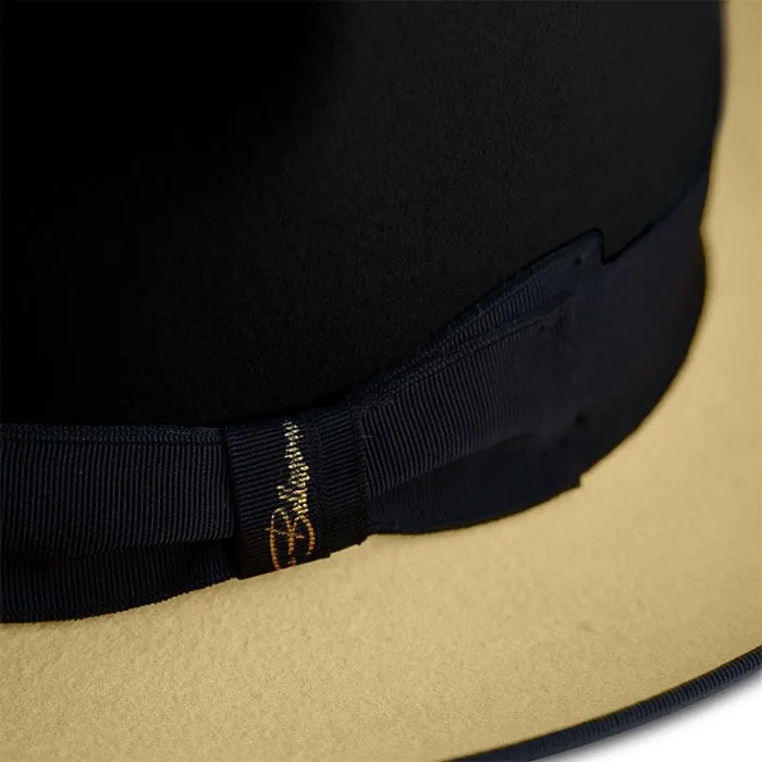 Urban Two Tone Fedora-Black Orange