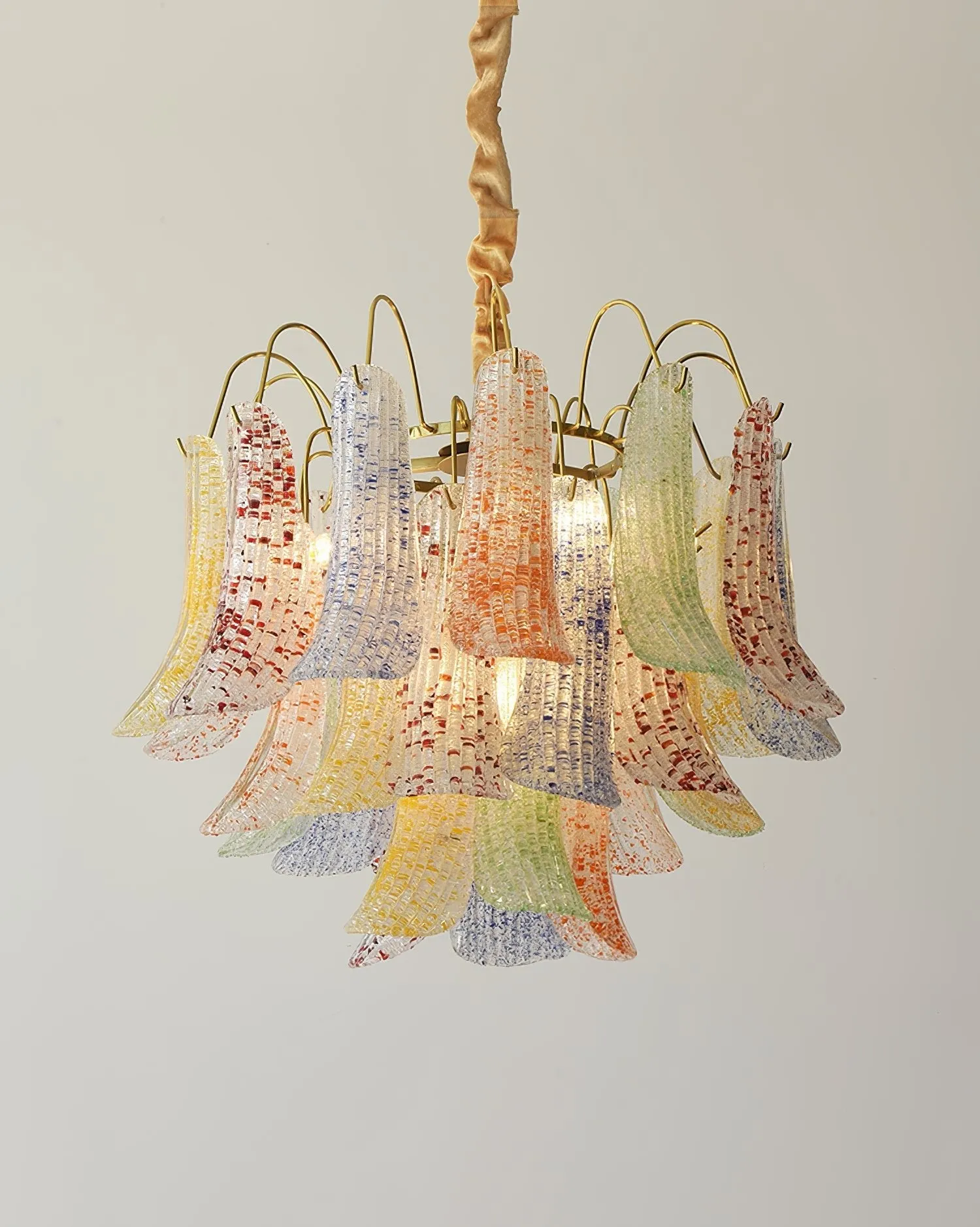 Venini Colorful Murano Glass Chandelier