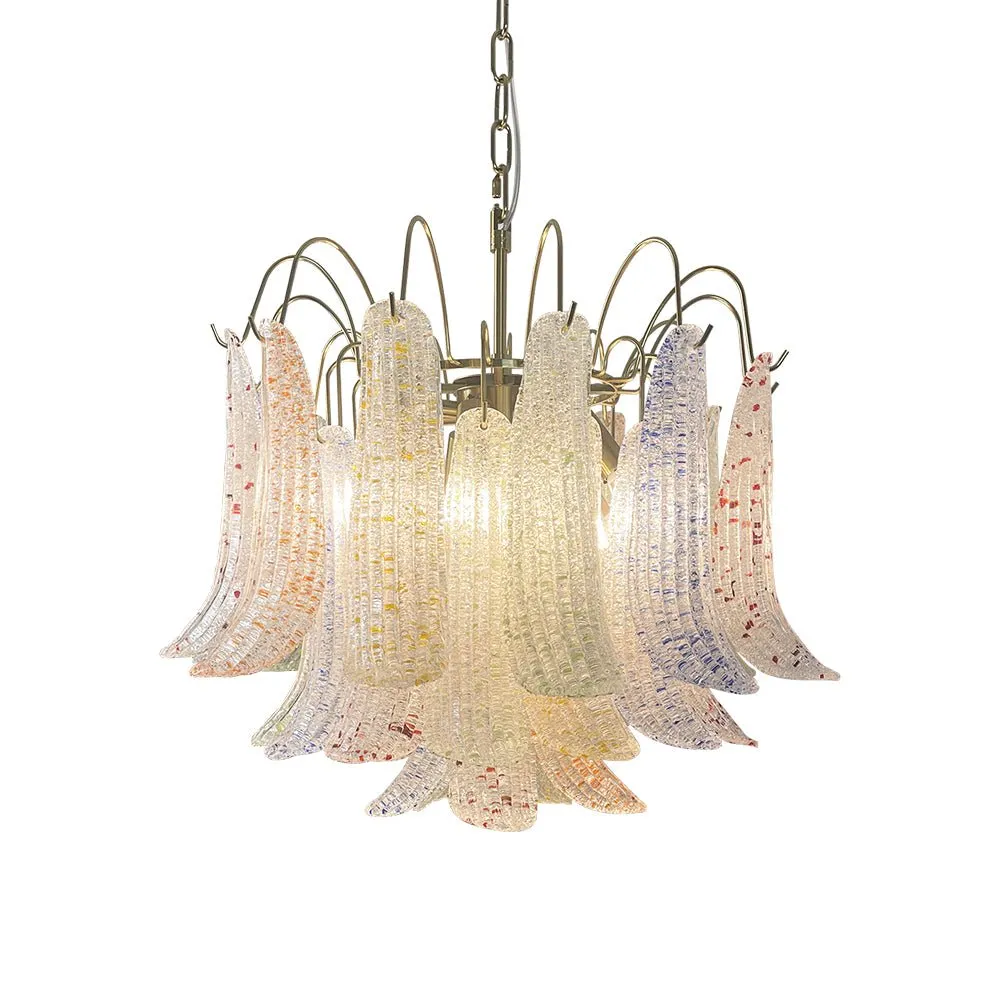 Venini Colorful Murano Glass Chandelier