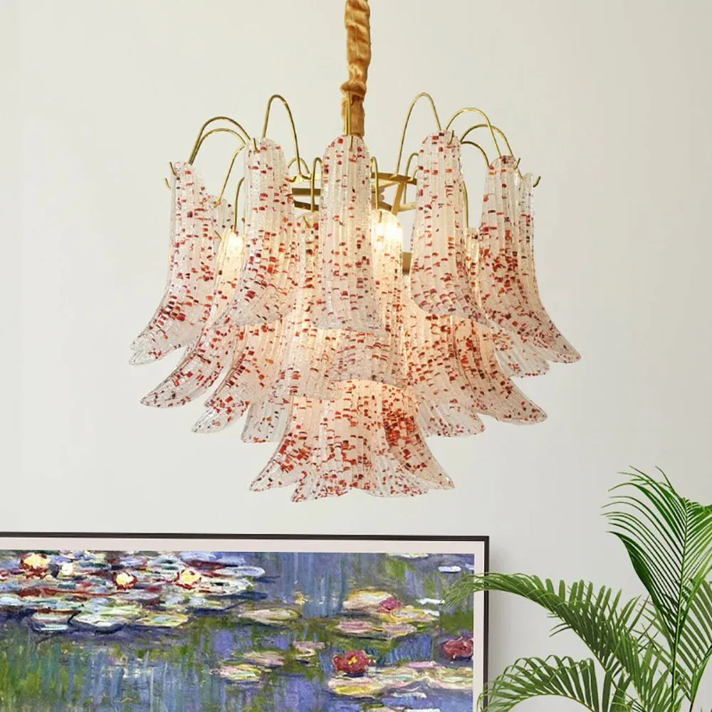 Venini Colorful Murano Glass Chandelier