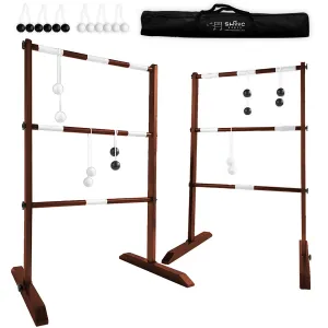 Wooden Ladder Ball Game Set