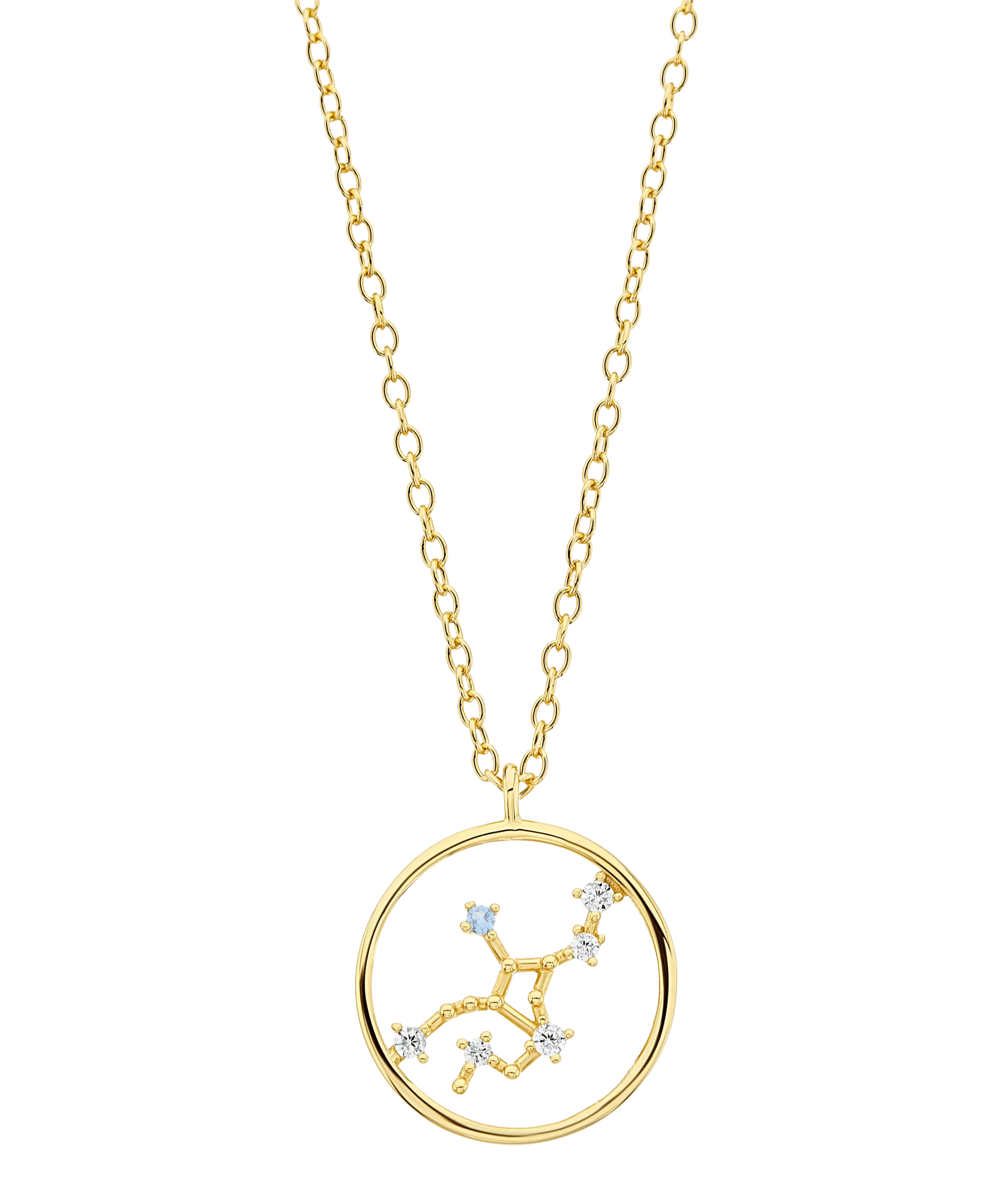 Zodiac Necklace Virgo 18ct Gold Plated